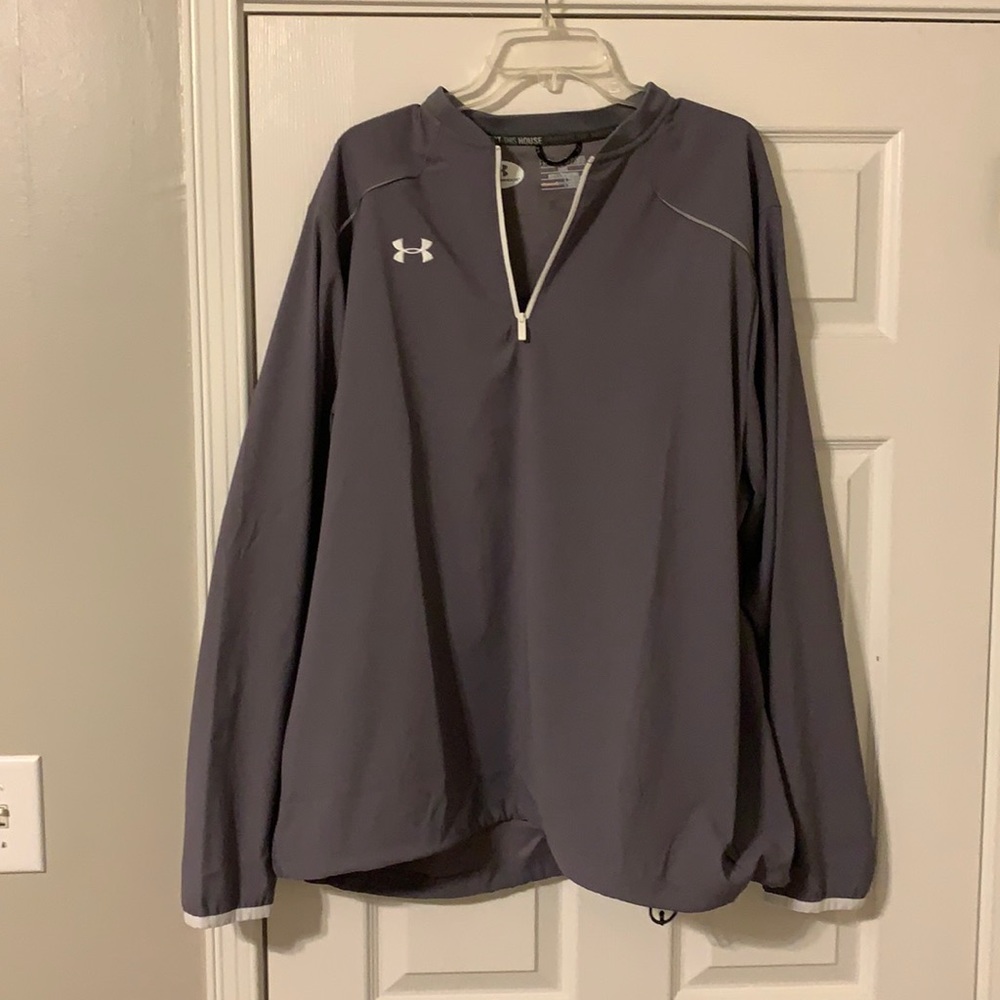 Under Armour AllSeason Quarter Zip Pullover Grey/Silver Sz.XL